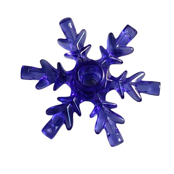 LEGO Crystal Ice‎ Snowflake Trans Purple x789 6278421 Frozen Parts Pieces - Picture 1 of 2